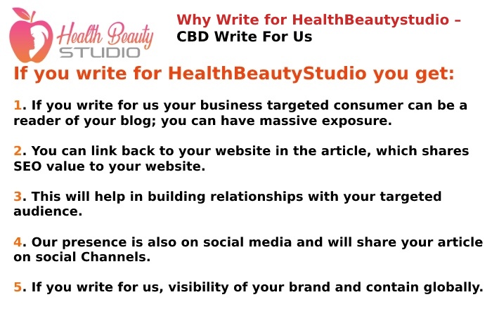 Write for HealthBeautystudio – CBD Write For Us