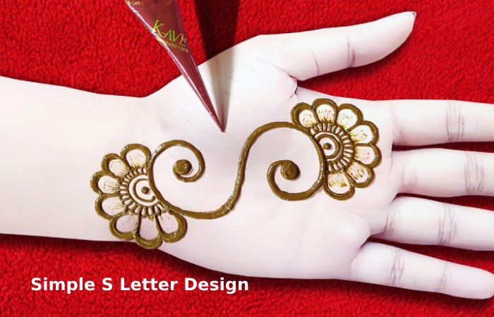 S Letter Design