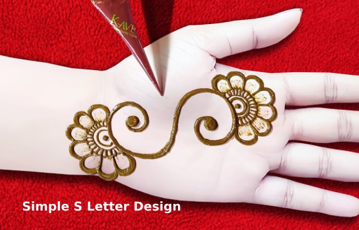 S Letter Design