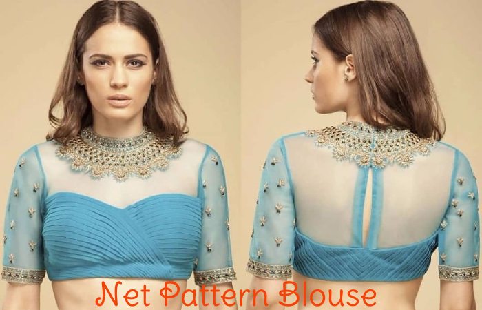 Net Pattern Blouse