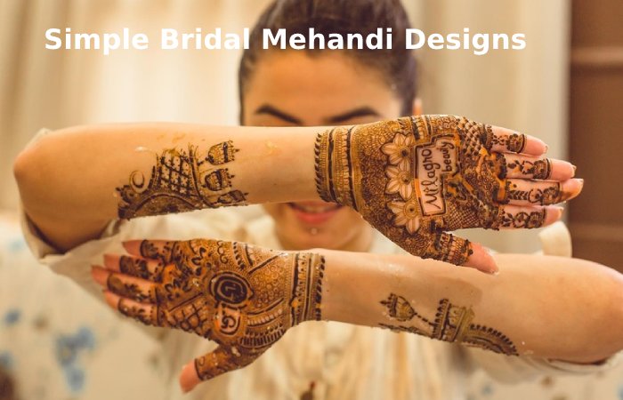 Simple Bridal Mehandi Designs
