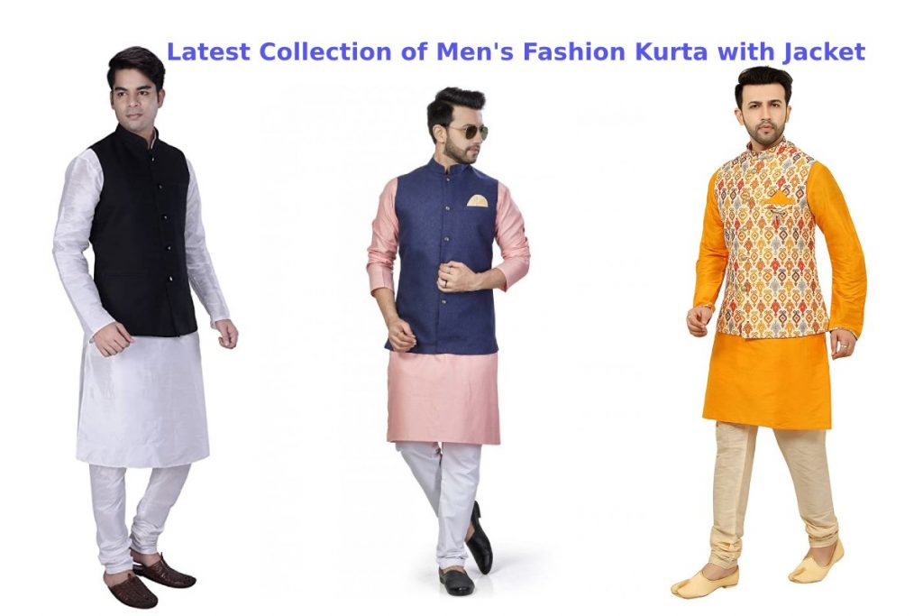 Latest Collection of Men's Fashion Kurta with Jacket