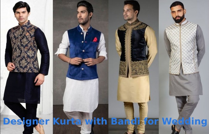 Designer Kurta with Bandi for Wedding