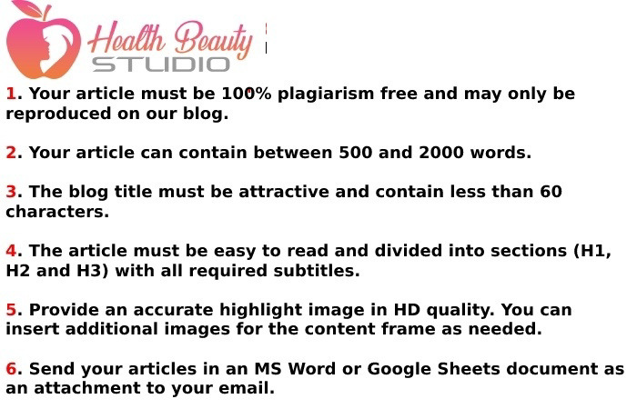 Guidelines To Write For Health Beauty Studio - Telehealth