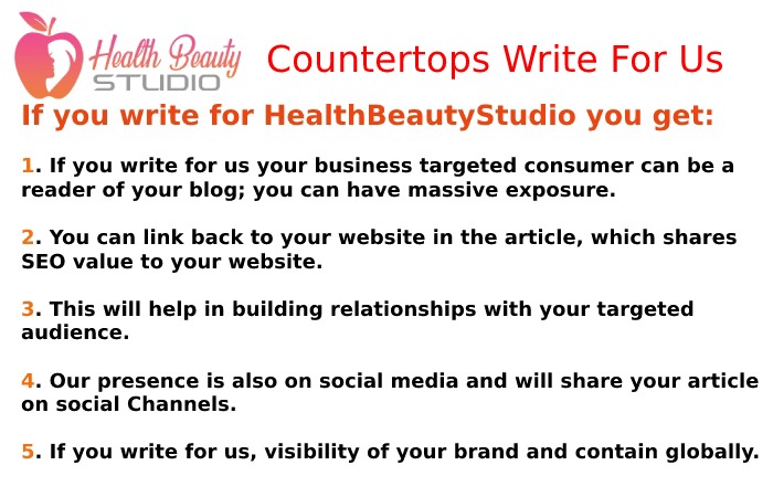 Why Write For Health Beauty Studio? – Countertops Write For Us