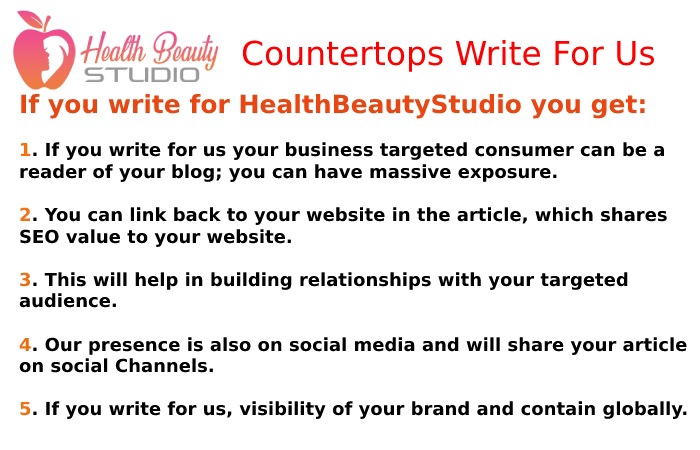 Why Write For Health Beauty Studio? – Countertops Write For Us