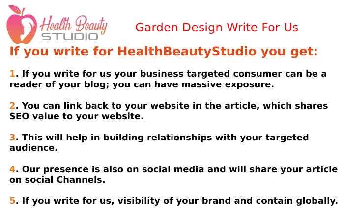 Why Write For Health Beauty Studio? – Garden Design Write For Us
