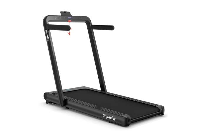 Goplus 2-in-1 Folding Treadmill