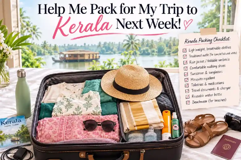 Help me Pack for my Trip to Kerala Next Week: Complete Monsoon Packing Guide