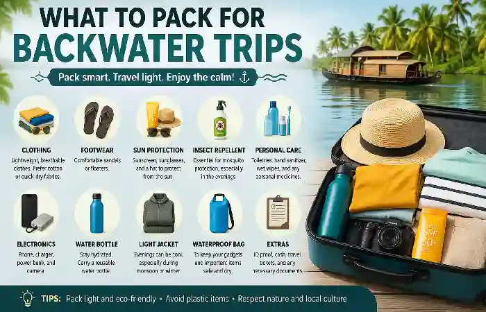 what to pack backwater trips