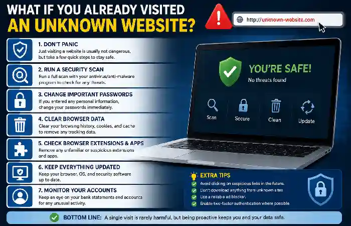 already visited an unknown websites