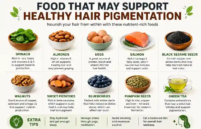 food that may support healthy hair