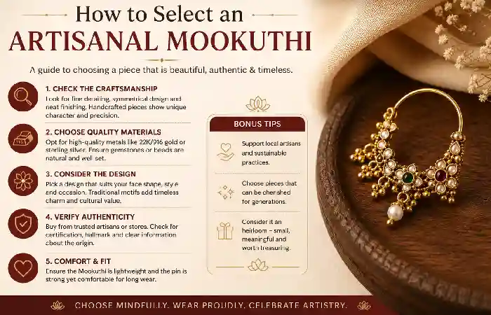 how to select mookuthi - artisanal