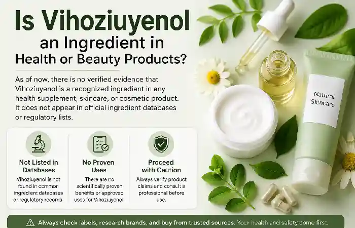 is vihoziuyenol in health or beauty product