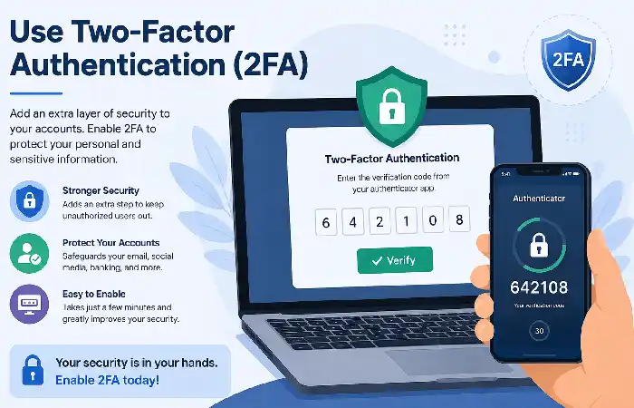 use two-factor 2fa