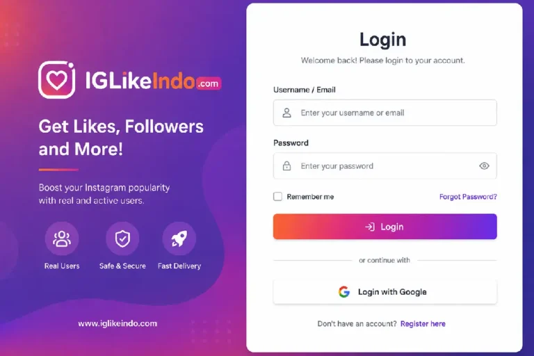 www.iglikeindo.com Login: Complete Login Guide, Troubleshooting & Safety Tips